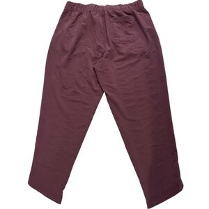 Title Nine Slaycation Straight Leg Seersucker Pants women's size XL in Polaris